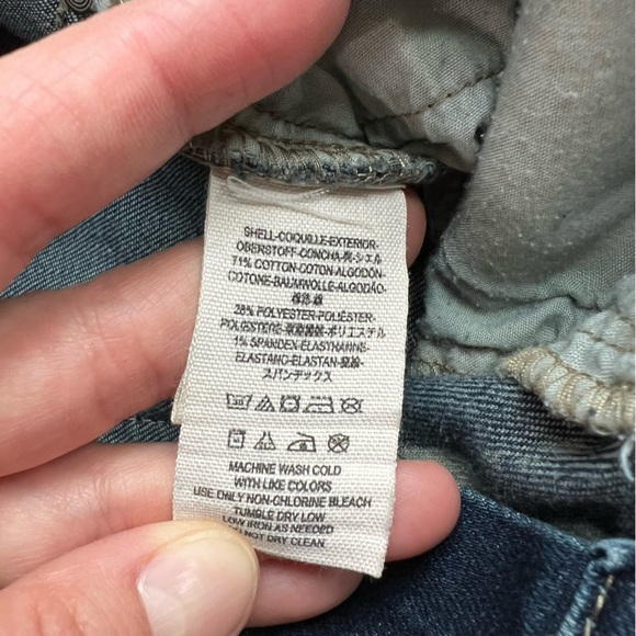 Free People Boho Print Indigo Flare Jeans, Size 26 - Picture 5 of 11